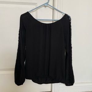 Forever 21 Black Long Sleeve Blouse